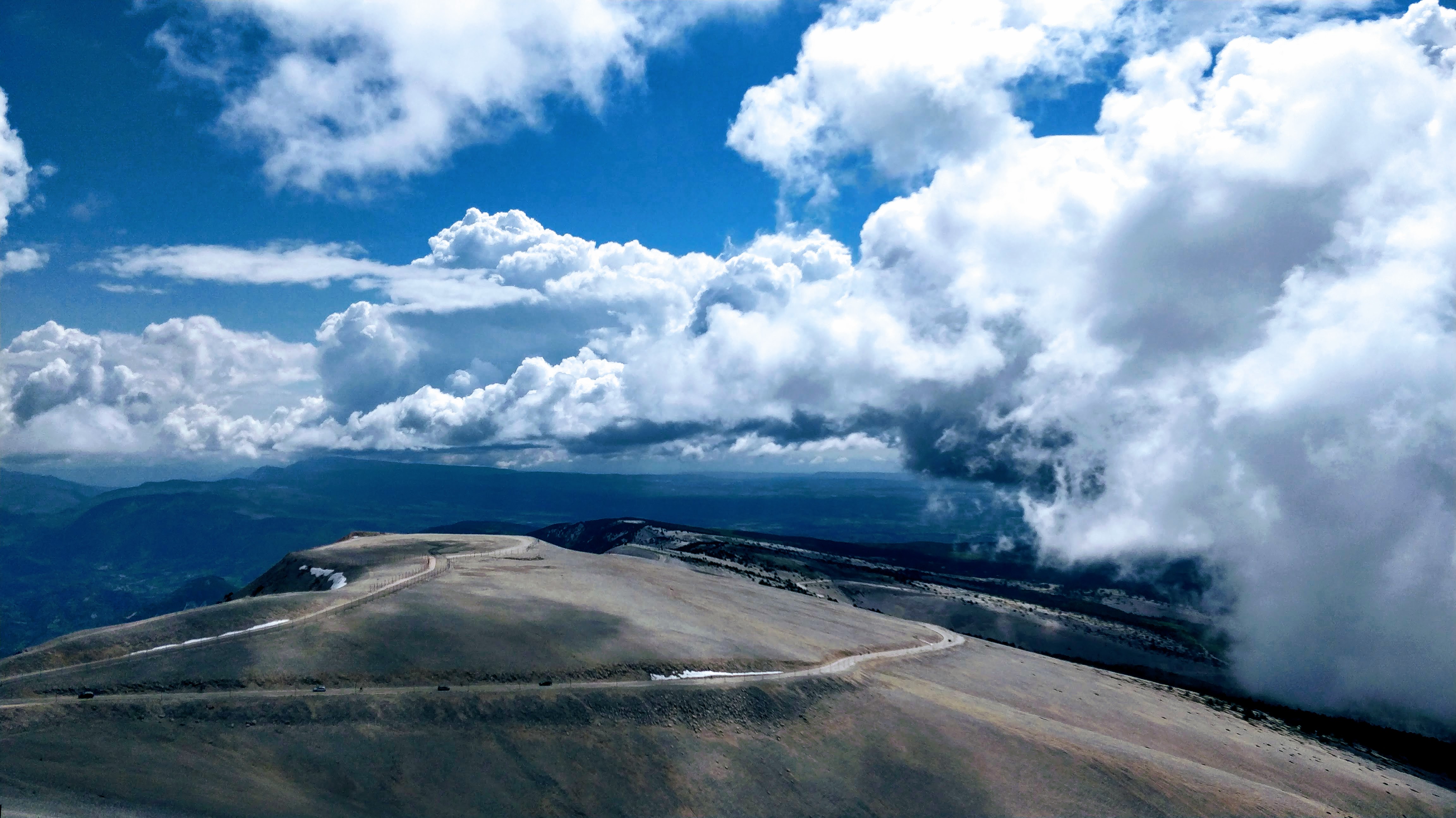 At the top of mount ventoux
