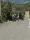 Climbing over a steep hill on a ondulated road