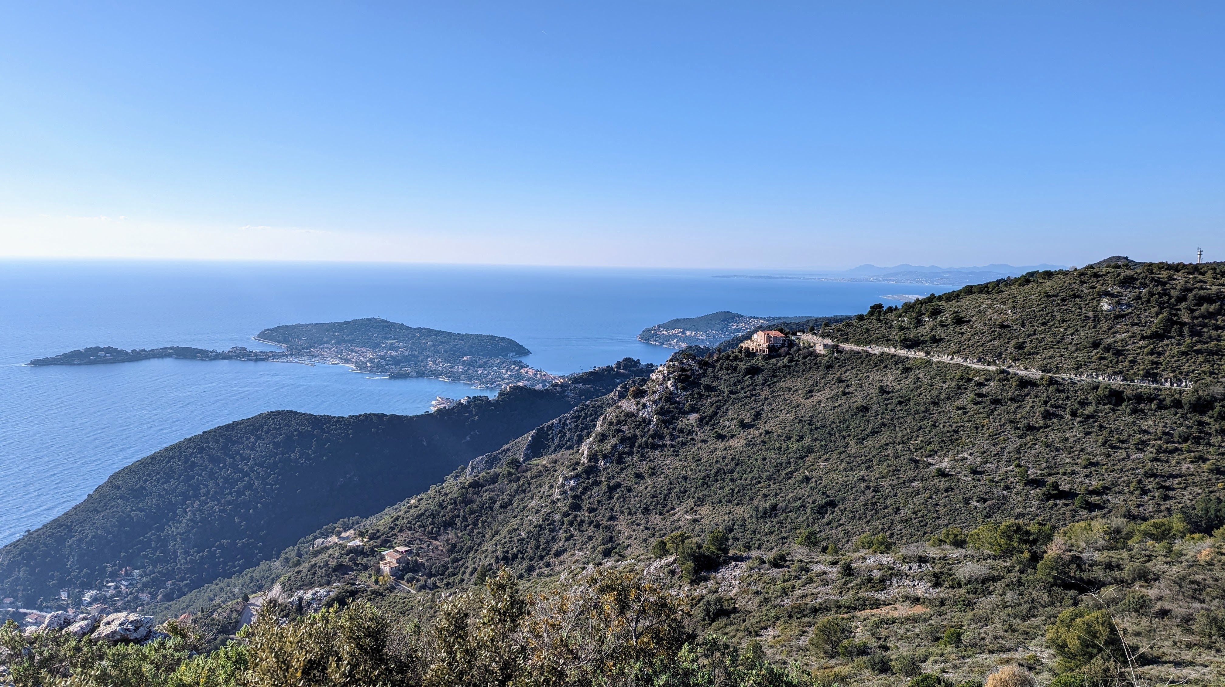 Col de l'Eze from Mont Bastide