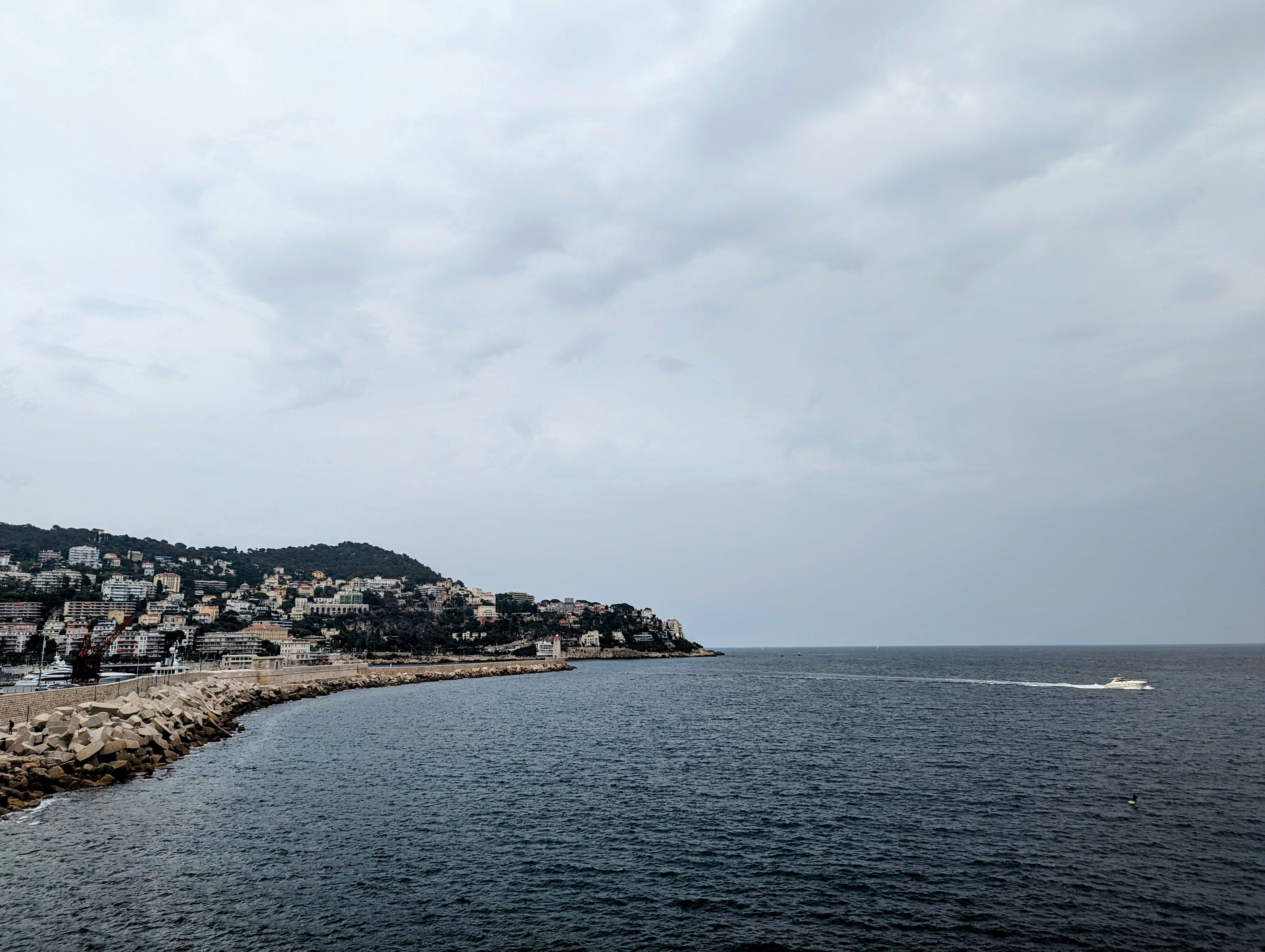 Boat on the french rivera