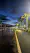 La promenade de nice in winter by night