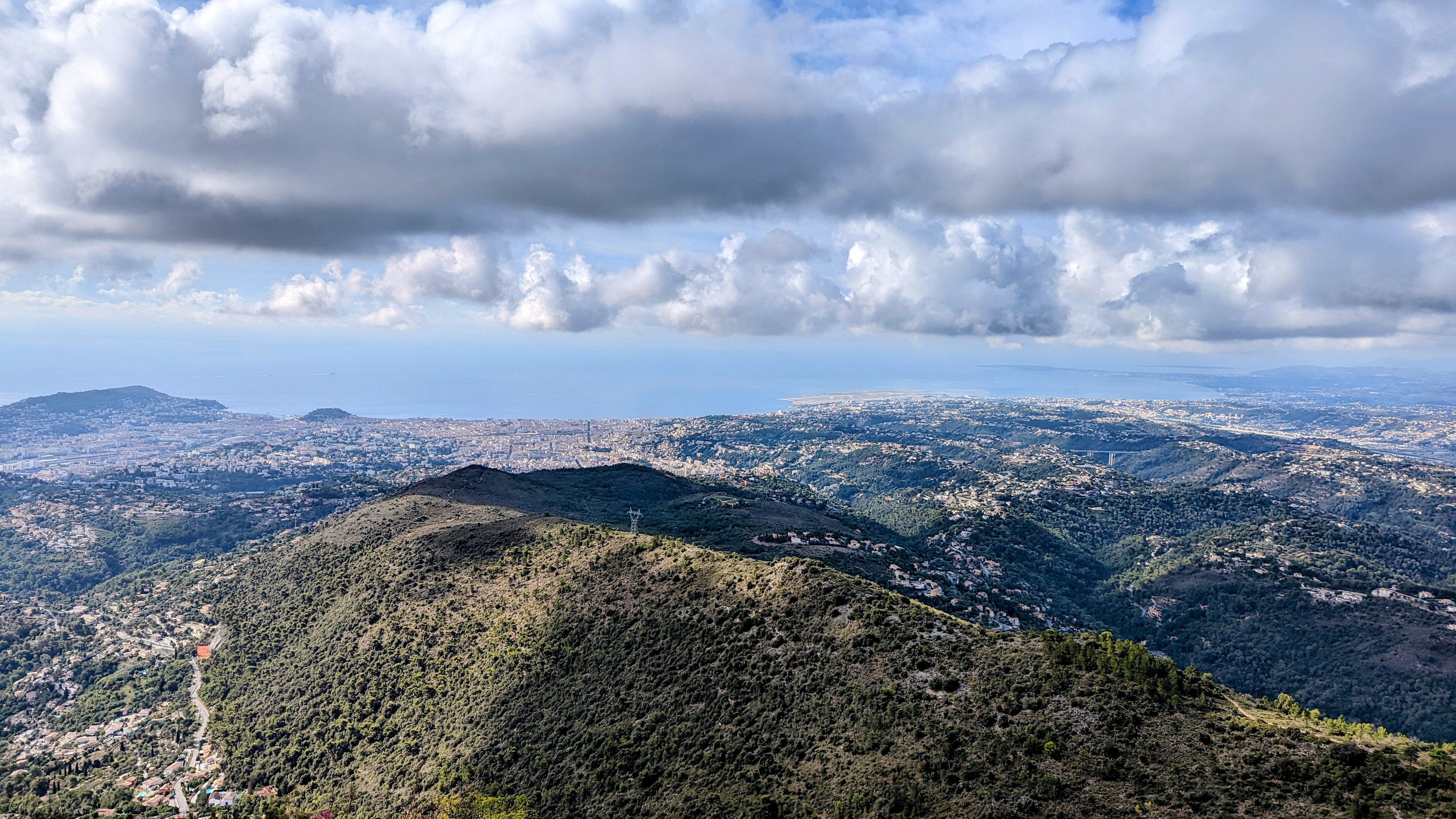 Sight of Nice from the Mont Chauve