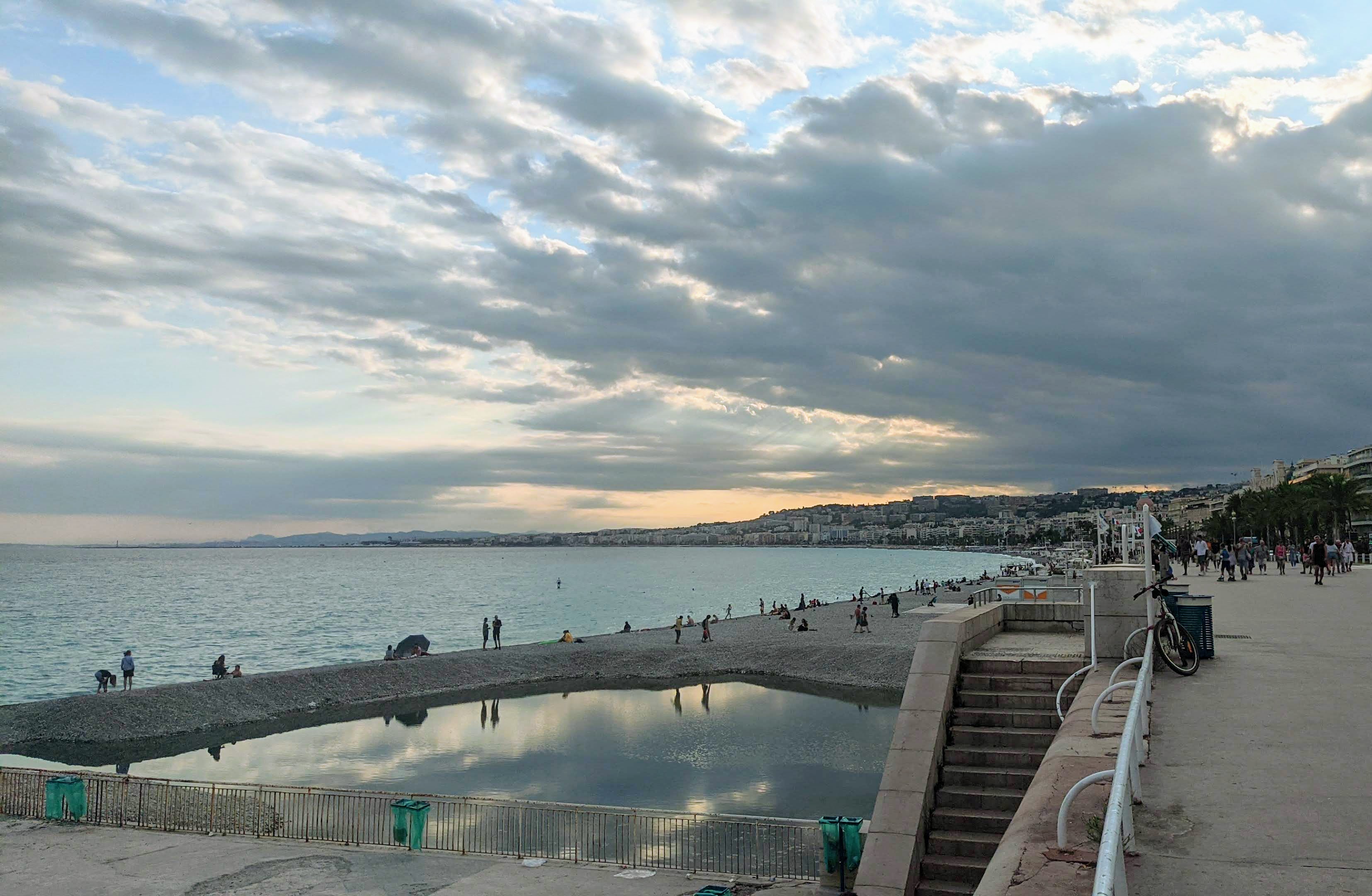 Sunset in nice