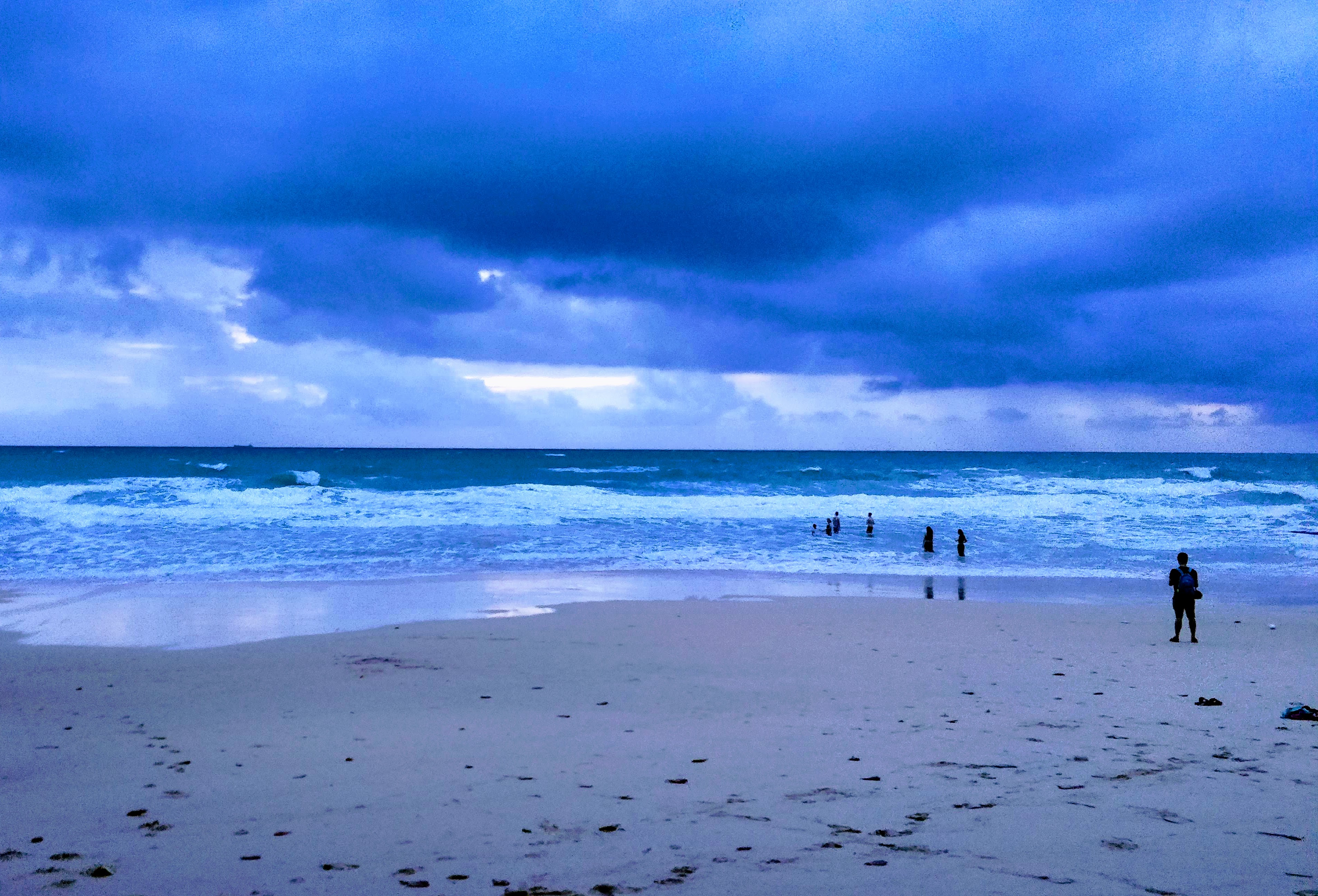 Thailand beach, before the storm