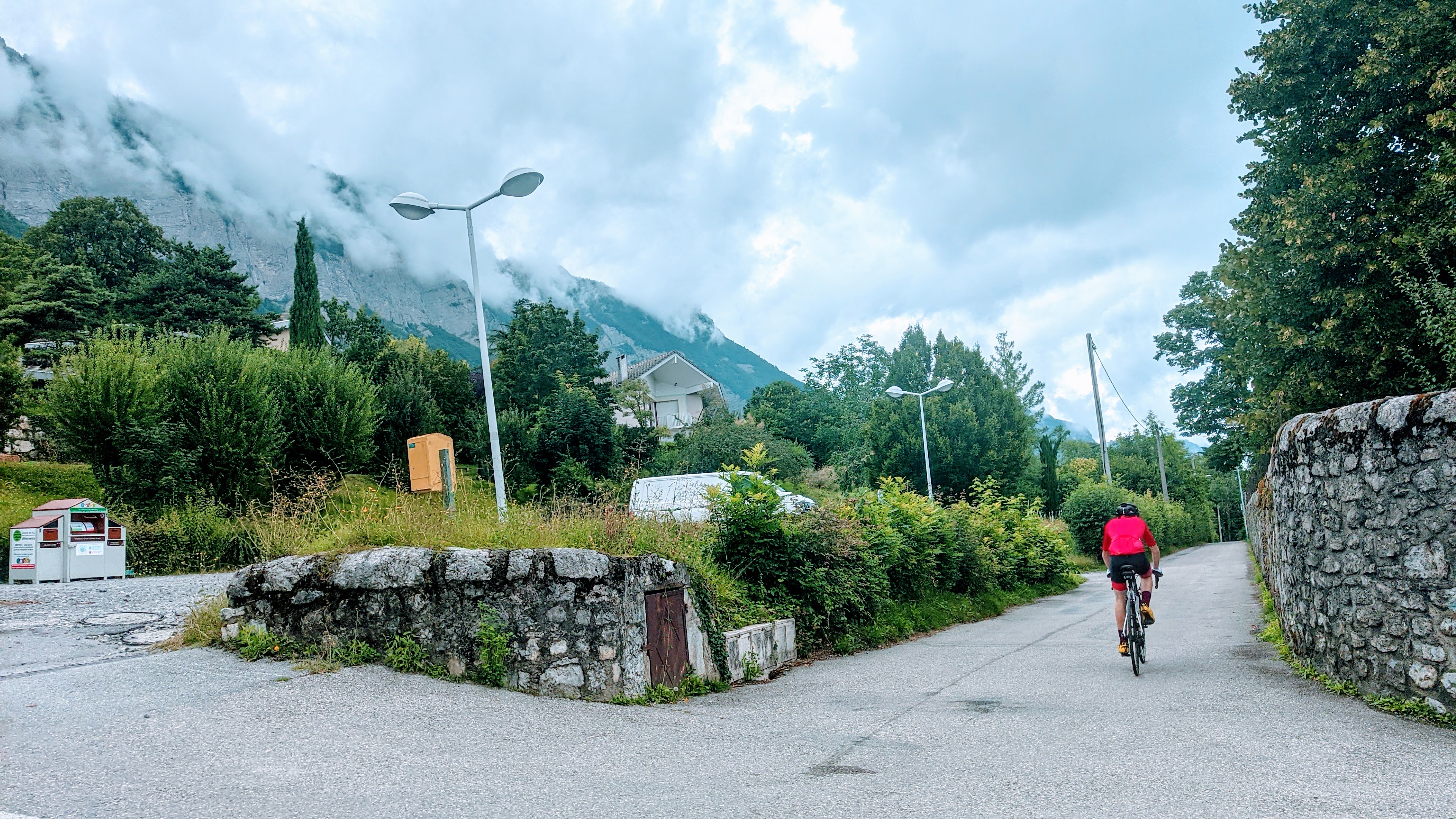 The alpine mountain route